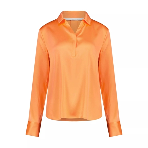 Herzensangelegenheit  Seidenbluse mit Tunika-Ausschnitt 47701960917338 Orange