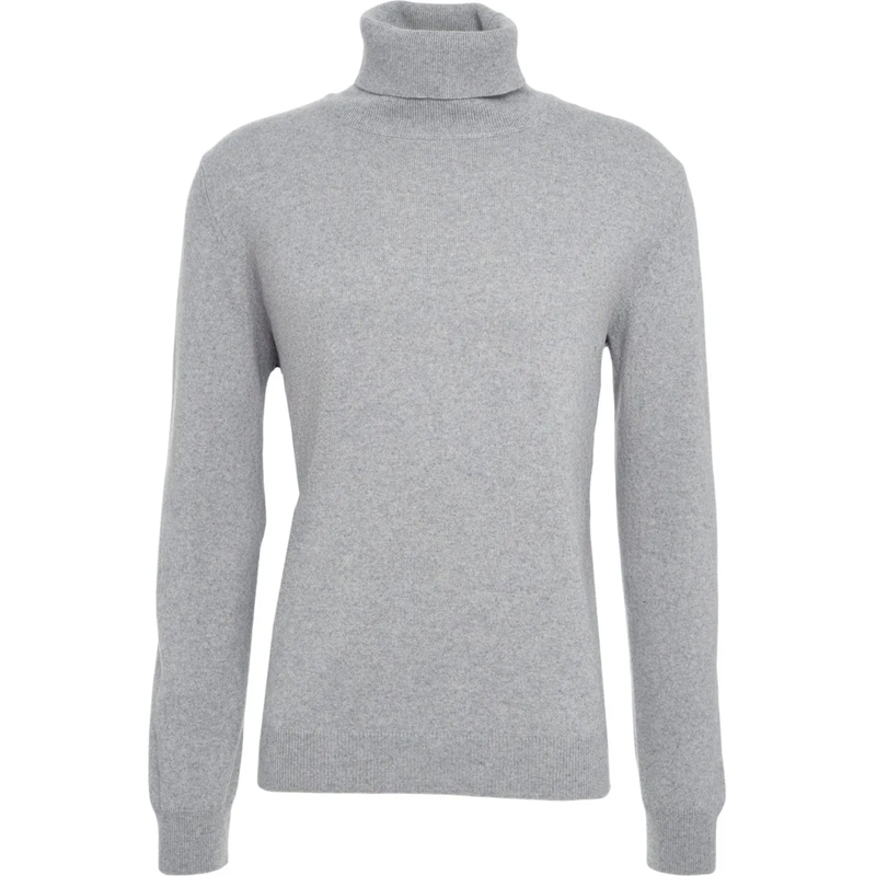 Dondup  Wool blend turtleneck sweater grau