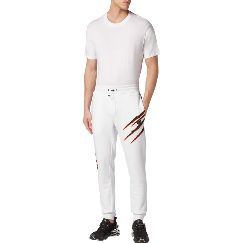 Plein Sport Jogginghose Jogginghose Scratch weiss(Image 4)