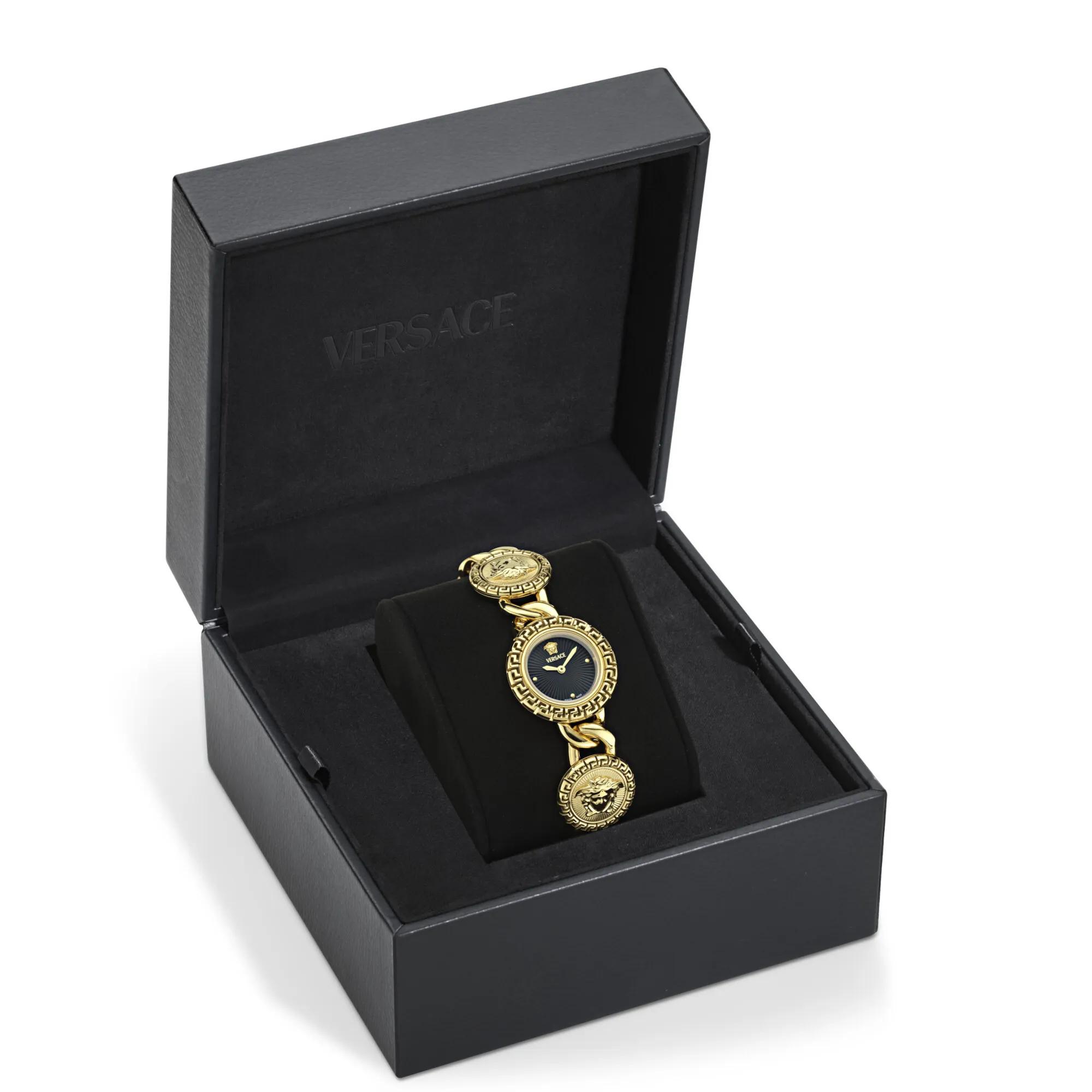 Thumbnail - Versace Uhr - Quarz-Analoguhr La Greca Stud Icon - Gr. unisize - in Gold - für Damen