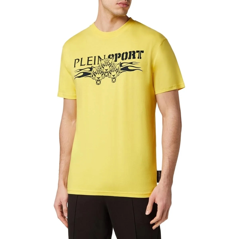 Plein Sport T-Shirt T-Shirt Tiger gelb(Image 5)