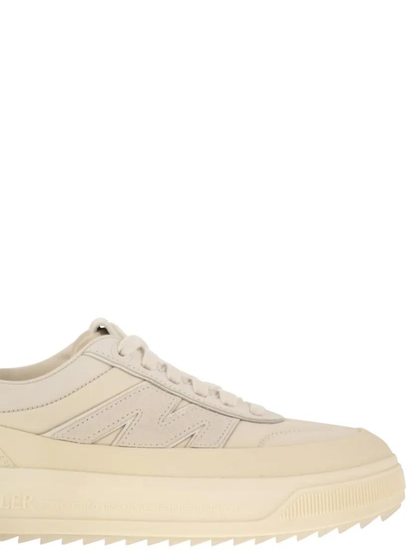 Thumbnail - Moncler Low-Top Sneaker - Altive - Suede And Nubuck Leather Trainer - Gr. 39 (EU) - in Beige - für Damen