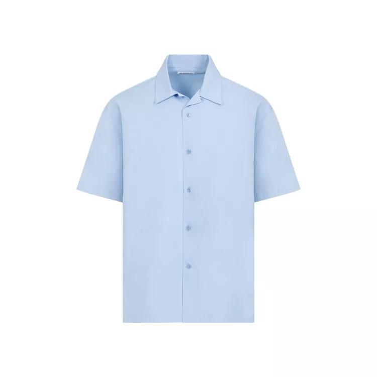 Jil Sander - Light Blue Cotton Shirt - Größe 40 - blue