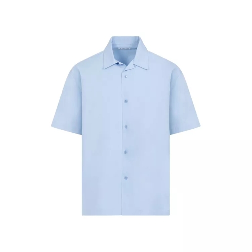 Jil Sander Light Blue Cotton Shirt Blue 