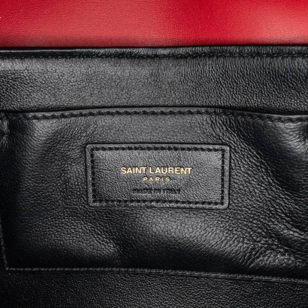 Saint Laurent Hobo bags 2020 Medium Calfskin Solferino Satchel In Box in rood
