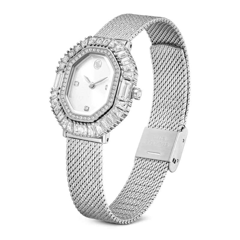 Swarovski Quartz Horloge Uhr Silber
