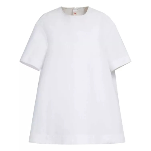 Marni White Cady Mini Dress White 