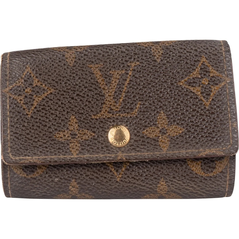 Louis Vuitton Geldbörse Louis Vuitton Canvas Monogram Keyholder braun