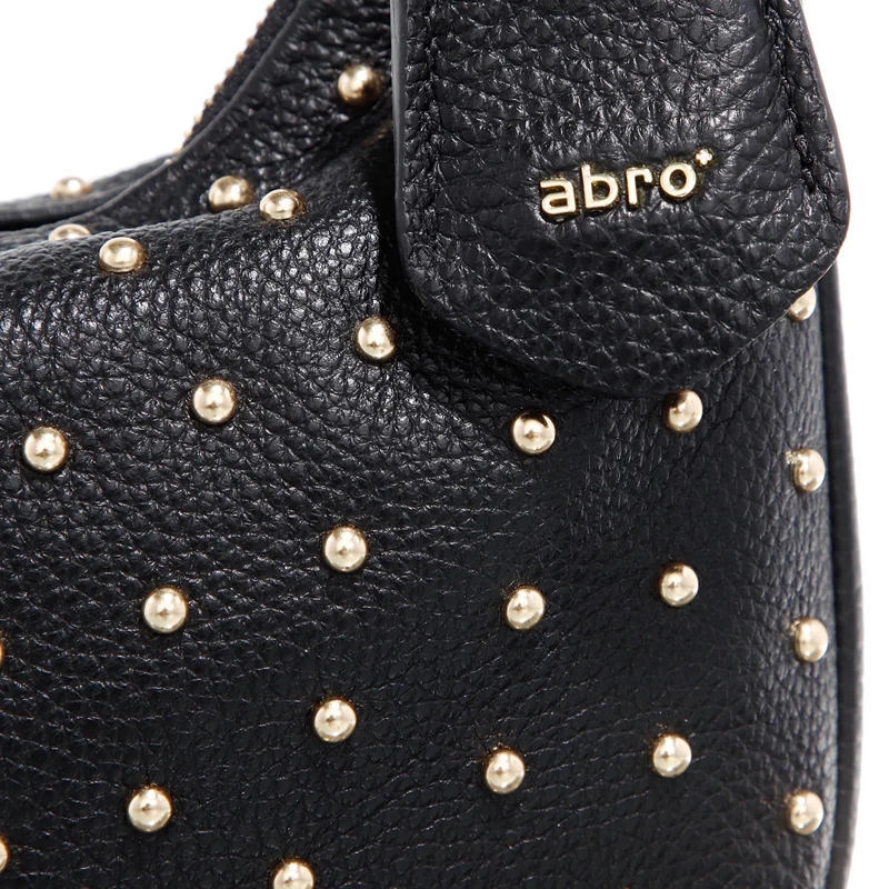 Abro Hobo Bag Beutel Nana Mini/ Black/Gold Black/Gold(Image 4)