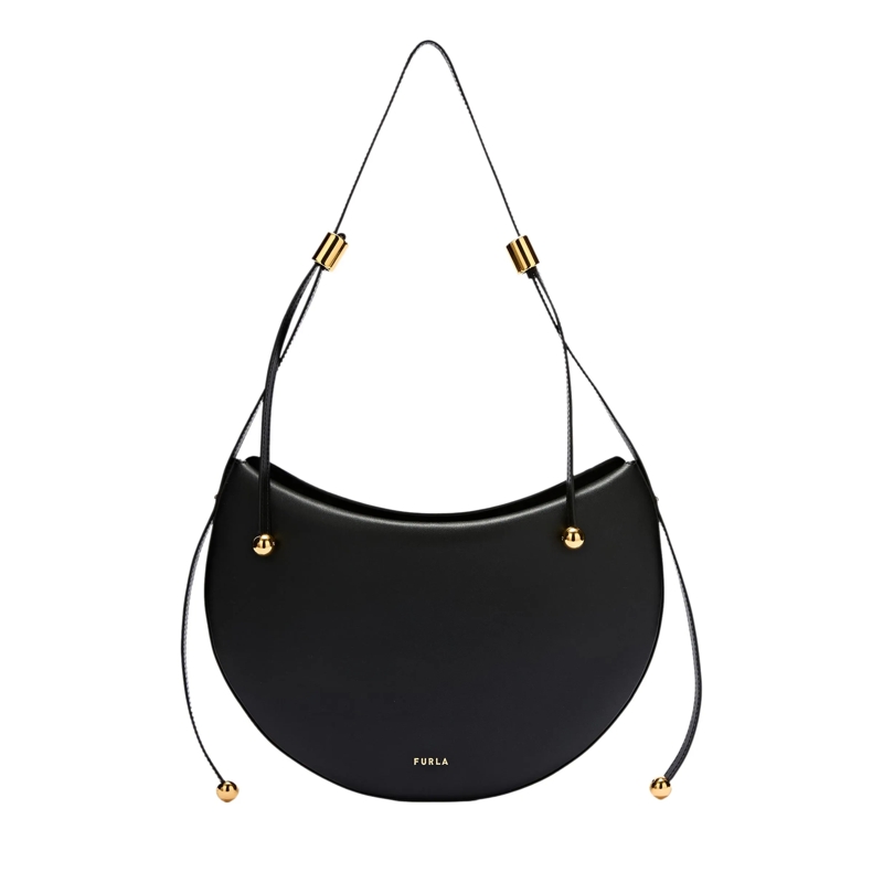 Furla Schultertasche Furla Moonstone M Shoulder Bag Nero