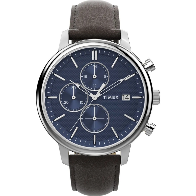 Timex Automatikuhr Quarz-Analoguhr Timex Chicago Chronograph braun