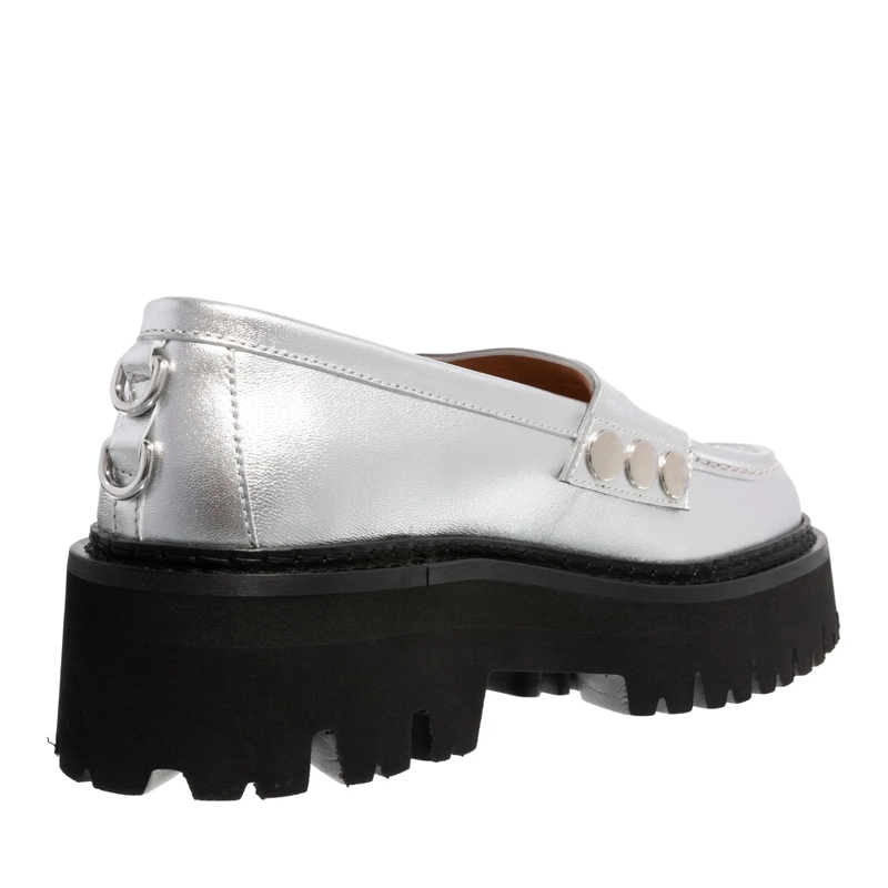 Moschino Loafer Snap Button Argento(Image 3)
