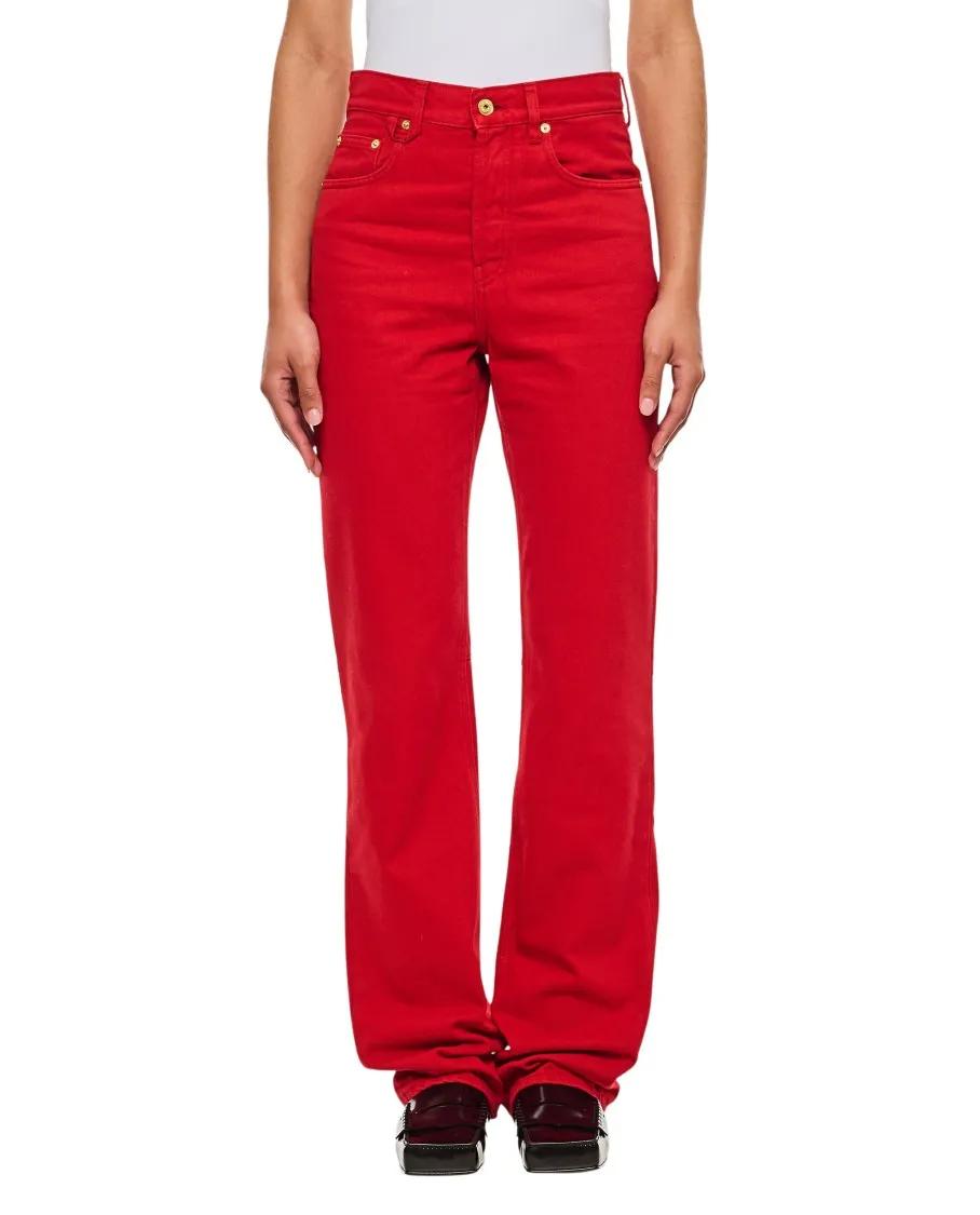 Thumbnail - Jacquemus - Le-Nîmes Droit Denim Pants - Größe 26 - rot