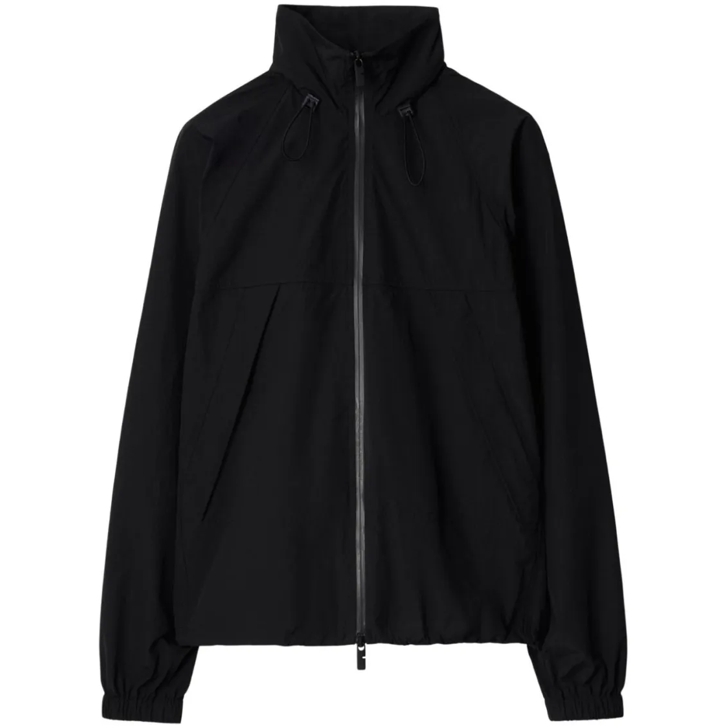 Burberry Jacket With Logo Black Ubergangsjacke