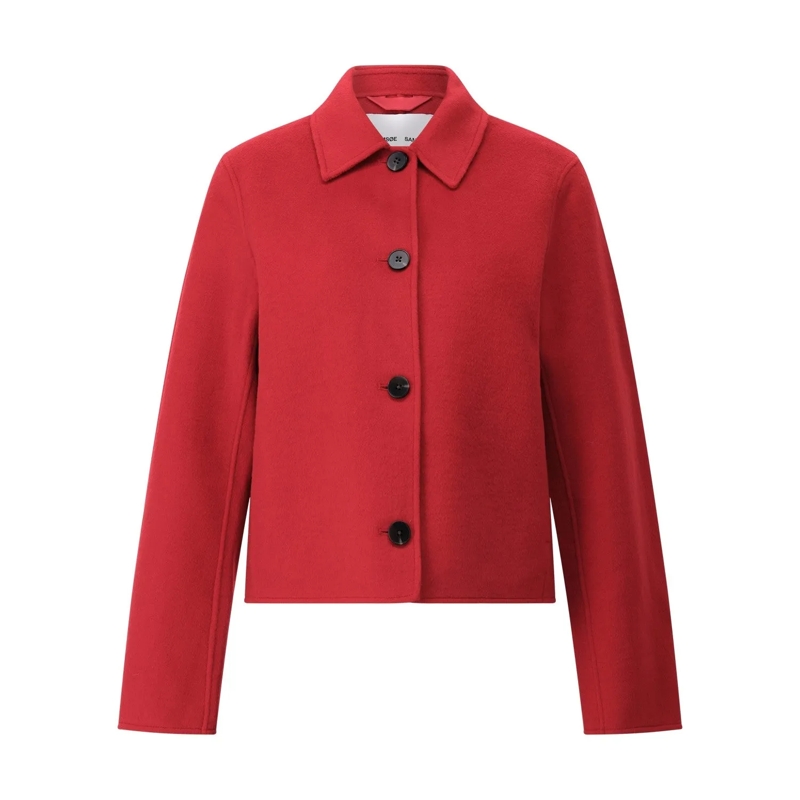 Samsøe Samsøe Blazer Wolljacke Saholly Rot