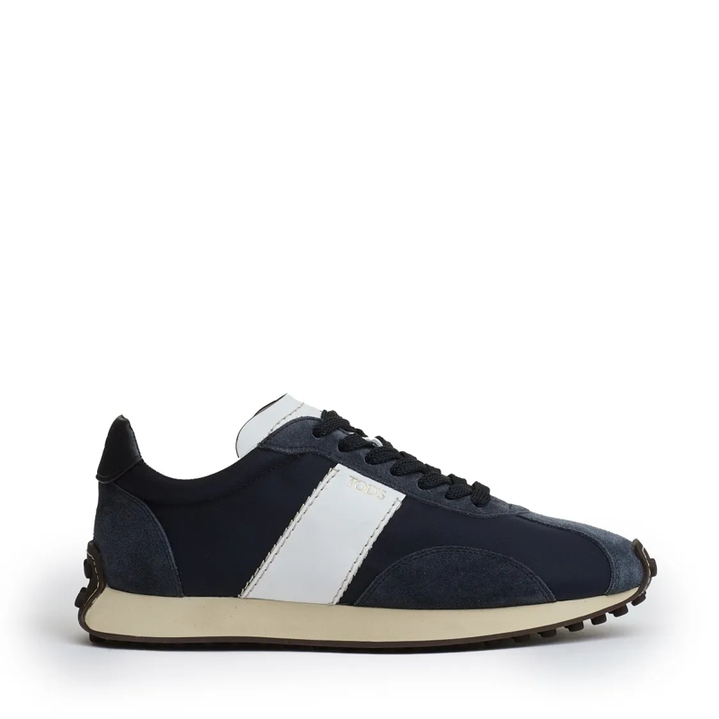 Tod's Lage-top sneaker Sneakers Suede Blue And Fabrics Blue