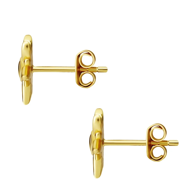 Glanzstücke München Ohrstecker Sterling Silber Ohrstecker Sonne gold(Image 2)