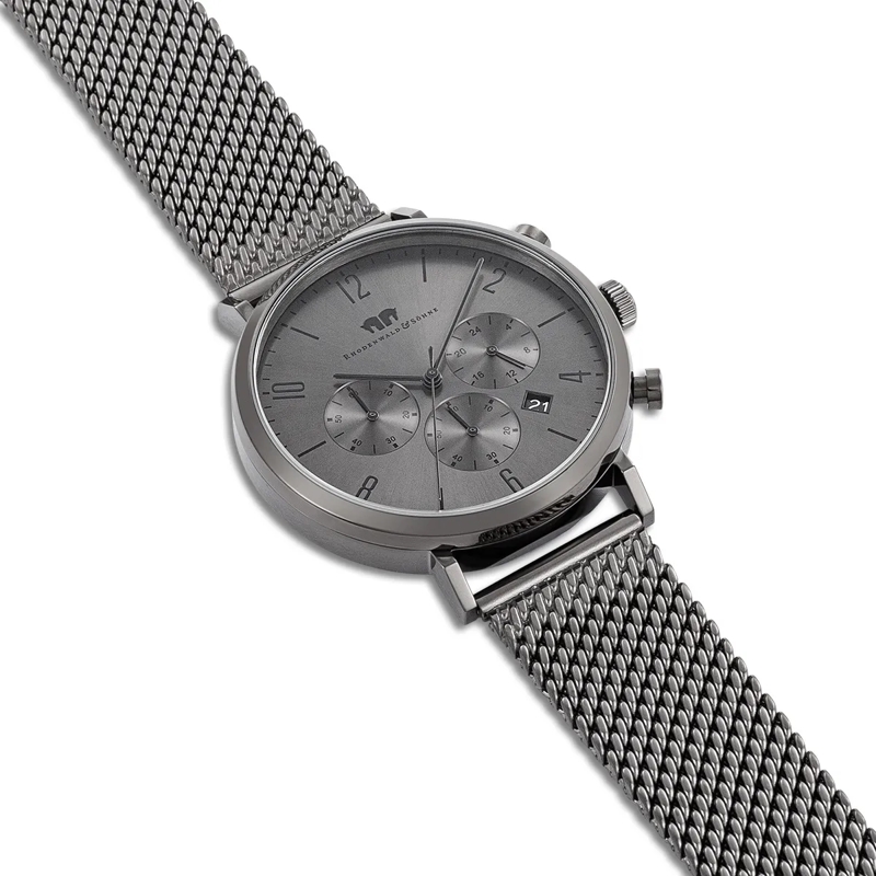 Rhodenwald & Söhne Automatikuhr Herren Armbanduhr Arakon Edelstahl grau(Image 6)