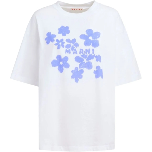 Marni T-shirts Marni T-shirts and Polos White weiß