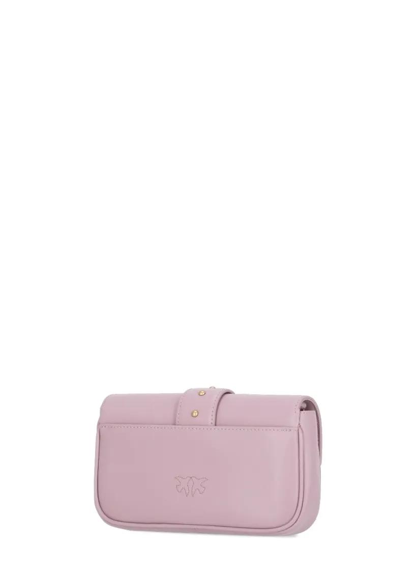 pinko Hobo bags Purple Leather Shoulder Bag in roze