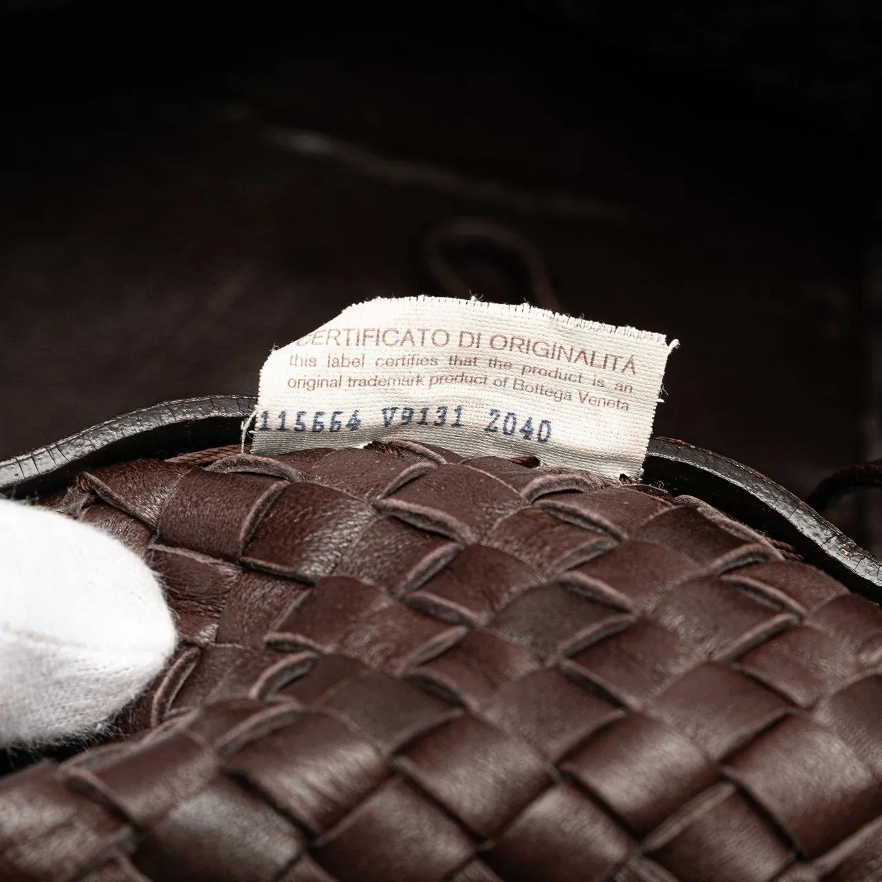 Thumbnail - Bottega Veneta Shopper - Medium Lambskin Intreccio Cabat Tote - Gr. unisize - in Braun - für Damen