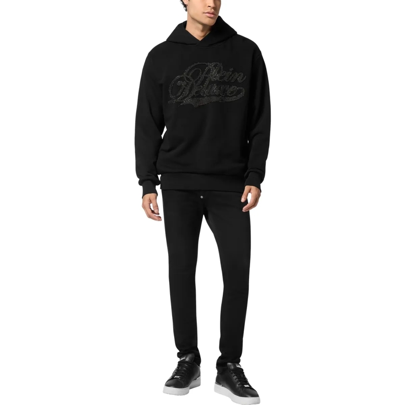 Philipp Plein Top Kapuzen-Sweatshirt Verziert schwarz(Image 4)