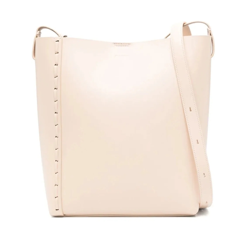 Jil Sander Fourre-tout Stitching Tote Md Neutrals
