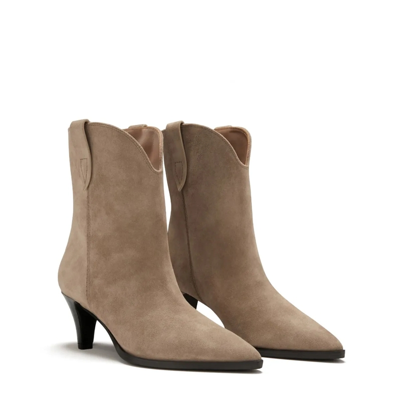 Isabel Bernard Bottines Vendôme Louane Kurze Stiefel Taupe