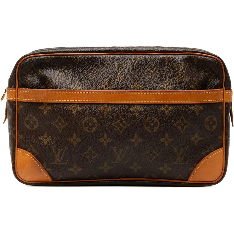 Louis Vuitton Clutch Monogram Compiegne braun