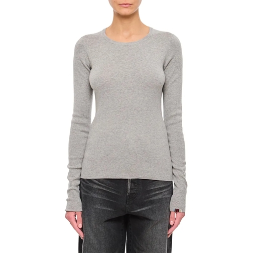 Extreme Cashmere Pullover Eel Cotton Cashmere Knit 2.48 Ls T-Shirt Grey