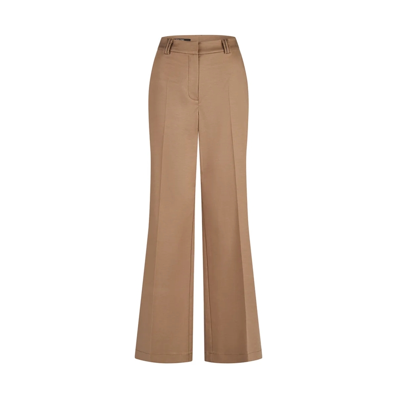 Marc Aurel Hose Hose- angesetzter Bund- Eingrifftaschen- weite beige