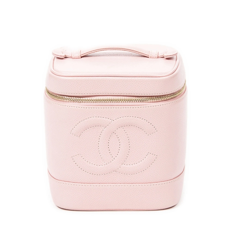 Chanel Crossbody Bag Tall Vanity Case pink