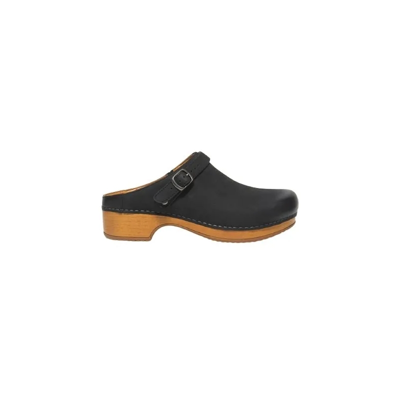Dansko Mules Berry Sabot In Black Nubuck Black