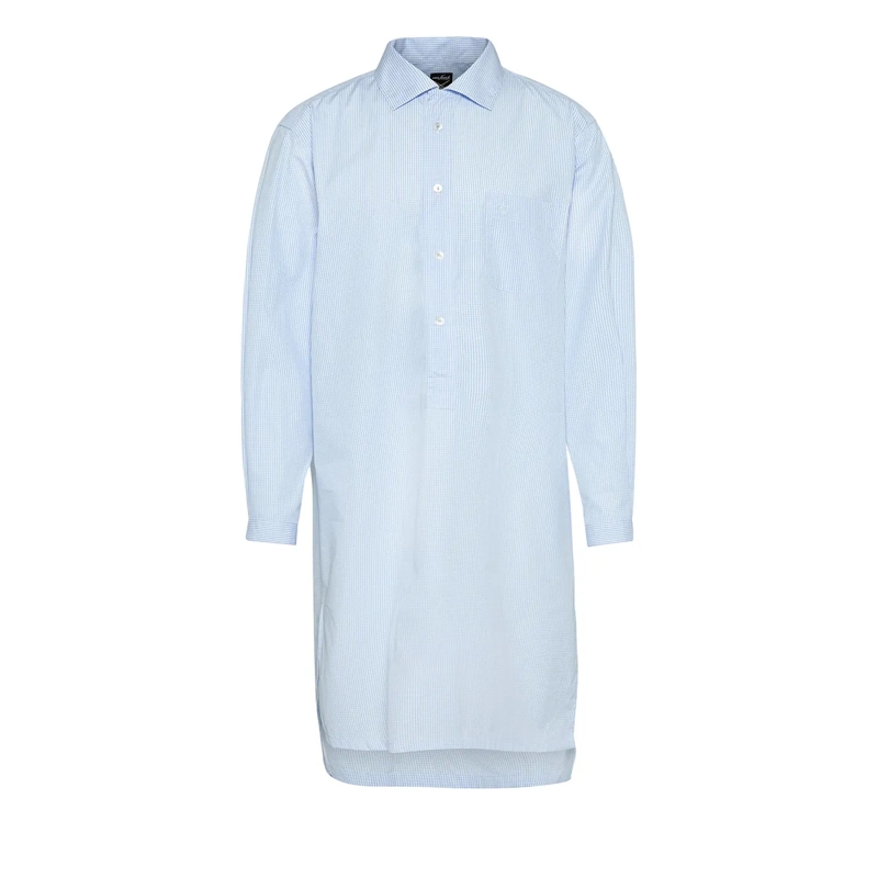 VAN LAACK  Schlafshirt Karo blau