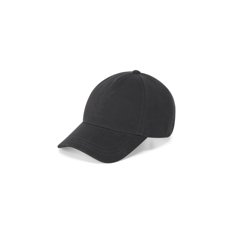 Saint Laurent Hoed Cap Cassandre schwarz
