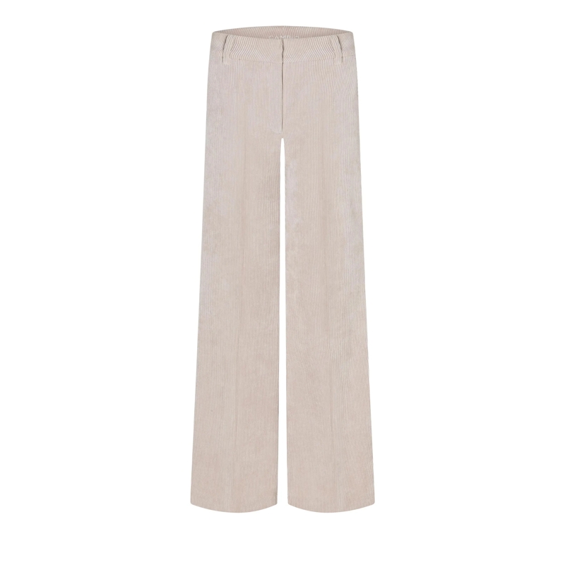 Cambio Pantalon Straight-Fit Hose Amelie aus Cord Beige