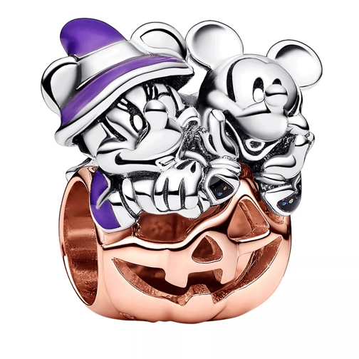 Pandora Disney Mickey Mouse & Minnie Mouse Halloween Pumpk Multicolor Pendant