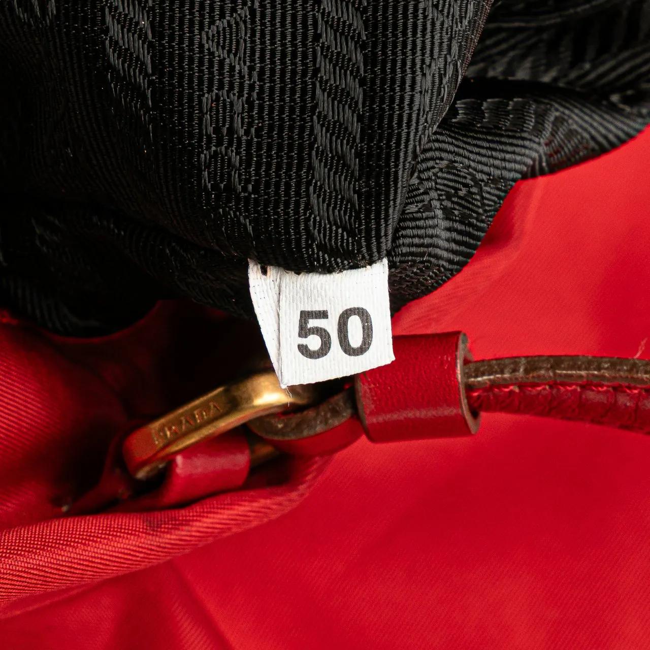 Thumbnail - Prada Shopper - Tessuto Tote - Gr. unisize - in Rot - für Damen