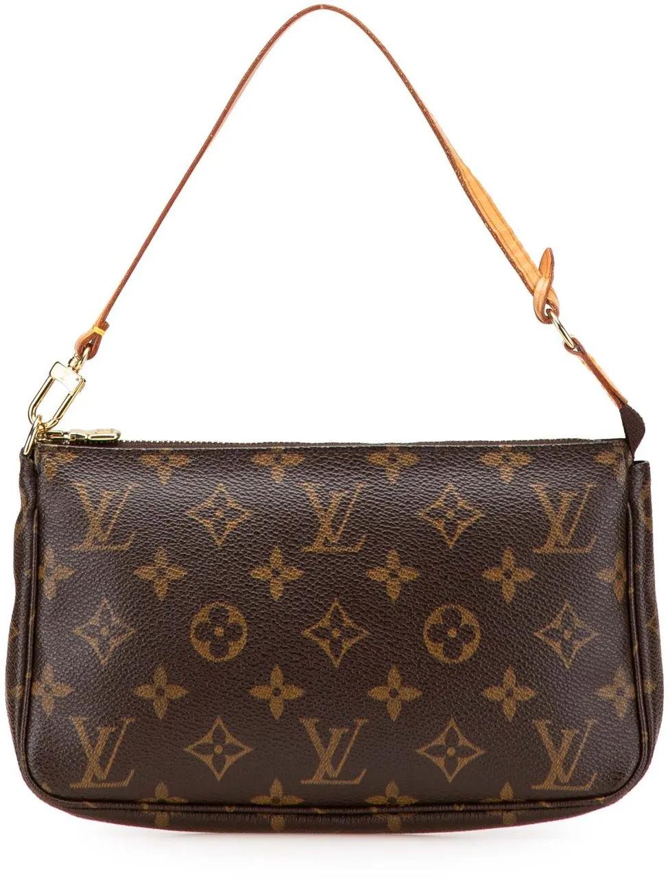 Louis Vuitton Hobo Bags - Monogram Pochette Accessoires - Gr. unisize - in Braun - für Damen