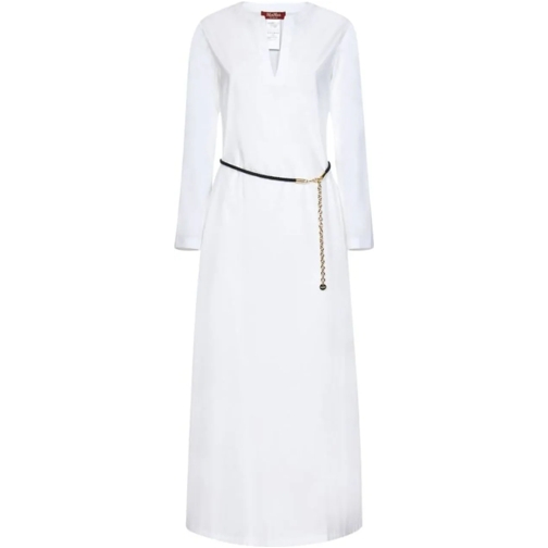 Max Mara Robes midi Max Mara Dresses White weiß