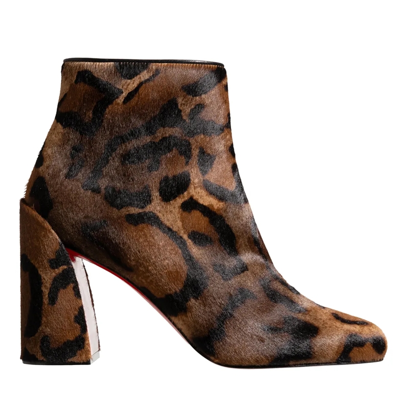Christian Louboutin Stiefeletten Jane Zipped Boots Brown