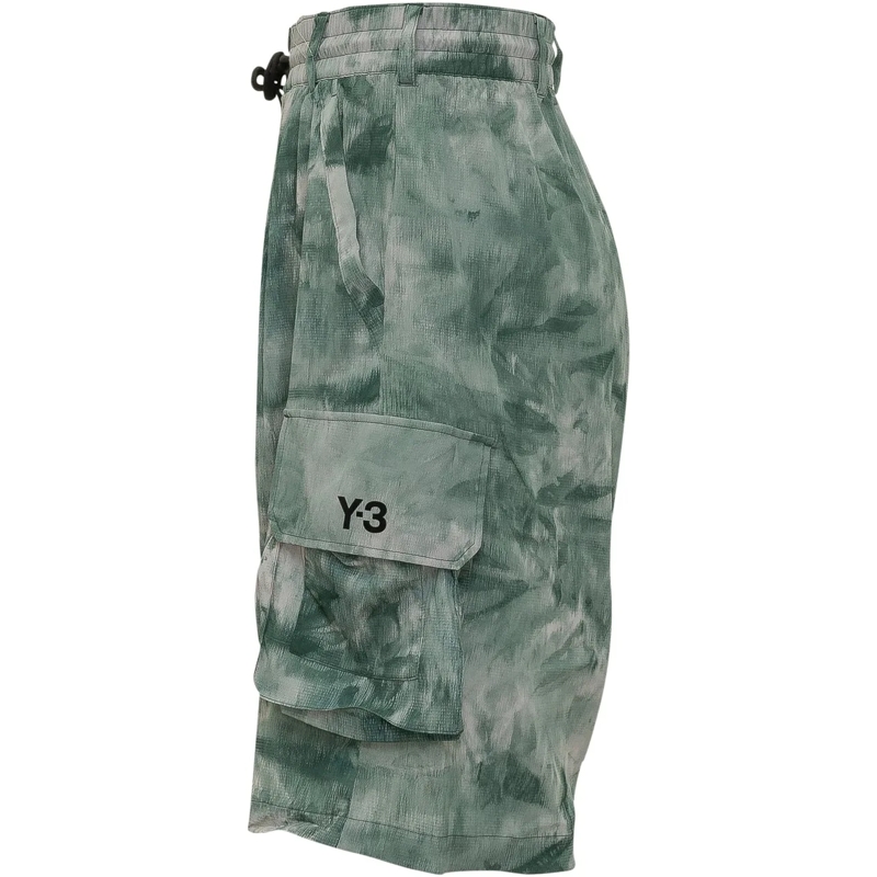 Y-3 Shorts Shorts Cargo Stampa All Over grün(Image 3)