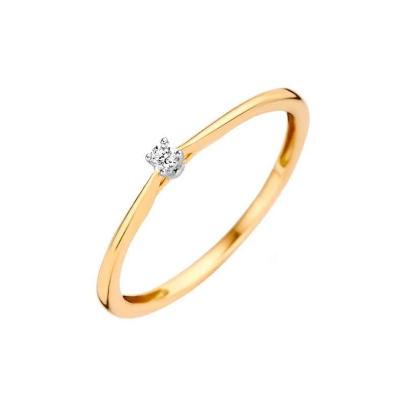Blush Bague Diamonds 585 Gold Ring Gold