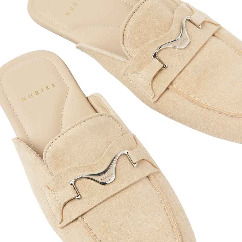 Nubikk Mules Joan Mule (L) Mist Suede(Image 5)