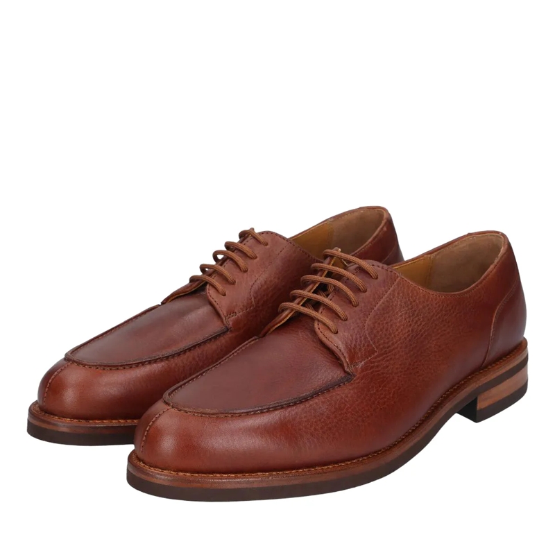 Heinrich Dinkelacker Chaussures à lacets Schnürer Genf Norweger N mittel-braun(Image 2)
