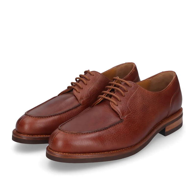 Heinrich Dinkelacker Veterschoenen Schnürer Genf Norweger N mittel-braun(Image 2)