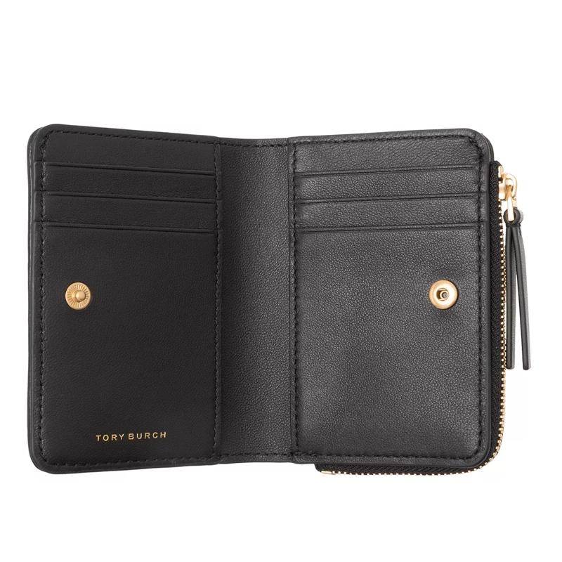 Tory Burch Bi-Fold-Portemonnaie Kira Chevron Bi-Fold Wallet Black(Image 5)
