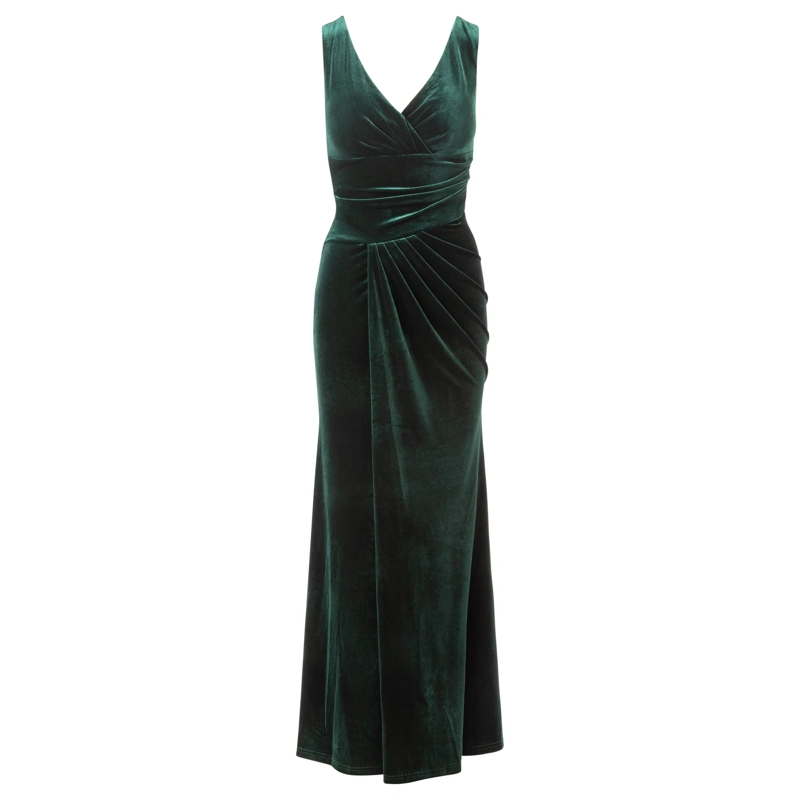 Kraimod Abendkleid Abendkleid dunkel-grün