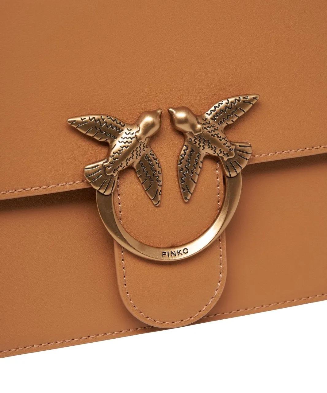 pinko Crossbody bags Handbag 'Mini Love One Top Handle Light' in bruin