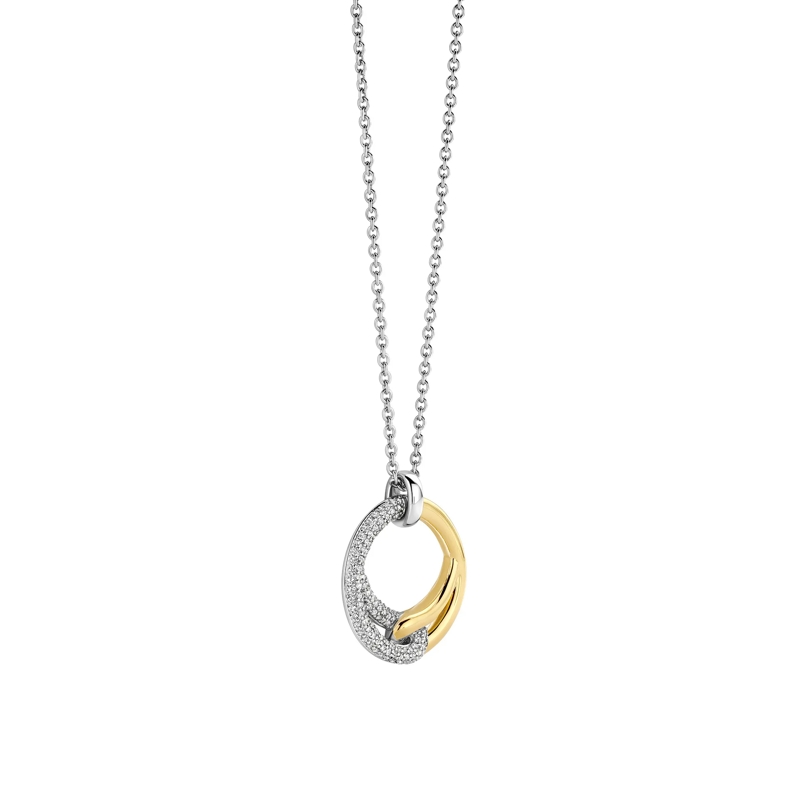 Ti Sento Mittellange Halskette 925er Sterlingsilber Halskette gold(Image 2)